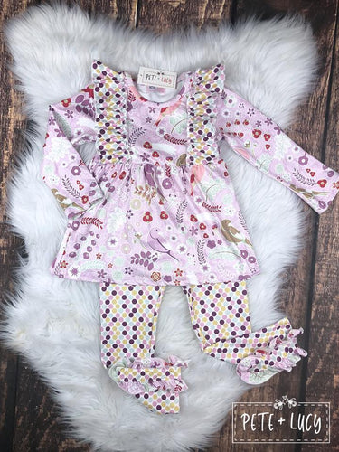 Little Lovebird Pant Set