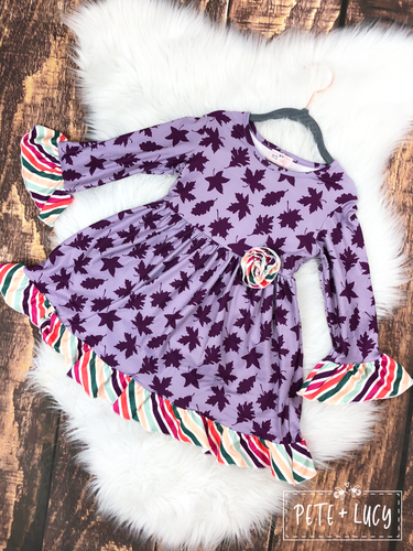 Purple Leaf Dress